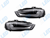 �������� ��� Audi A4 �8 (2011-2015) � bi-led ������� �V3 Pro X-LED, ����������� ������